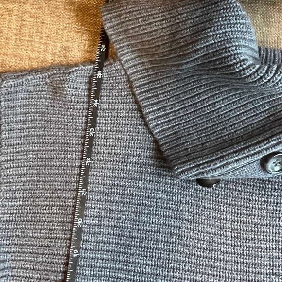 Ann Taylor Petite Gray XS 3/4 Sleeve Cowl/Turtleneck Sweater - Picture 10 of 12